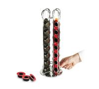 Avilia Porte-capsule en acier vertical pour machine à café - Durable et moderne, idéal pour tous les types d'ameublement, aussi bien au bureau que à la maison - Capacité de 28 capsules et facile à