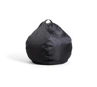 Avilia Pouf XXL Moderne et Polyvalent - Fauteuil à Sac pour intérieur et extérieur, Assise Douce et Confortable pour Relaxation, idéal pour Salon, Chambre et Jardin, 65 x 62 cm, Noir