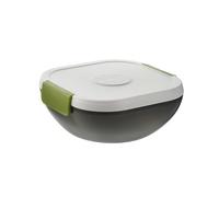 Avilia Récipient avec couvercle hermétique multifonction - idéal pour tout type de nourriture et avec récipient pratique pour assaisonnement intégré - idéal pour les déjeuners en dehors de la maison -