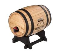Avilia Tonneau à vin de Sol : Distributeur Baril en Bois 5,5 L - Style Unique - fûts en Bois pour décoration - Couleur Naturelle et élégante
