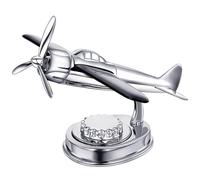Avion D'Aromathérapie À Énergie Solaire Créative, Ornement De Maison, En Alliage De Zinc Rotatif, Décoration D'Avion, Cadeau Pour Enfant, Nouvel Arrivage