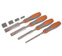 AVIT Jeu de 4 ciseaux avec des lames en acier trempé, 6.5, 13, 19, 25 mm de largeur CK AV10010