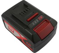Avizar, batterie d'outillage Einhell PXBP-300/600 18V Li-Ion 4000 mAh, noir / rouge