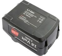 Avizar, Batterie Li-Ion Metabo BS 18 Outillage 3000mAh 18V, Noir