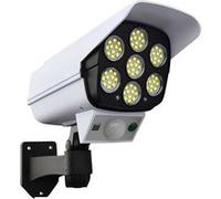 Eclairage Solaire Extérieur 77 LED 360° - Détecteur Mouvement IP65 Blanc/Noir