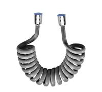 Avizar Flexible de Douche Universel Extensible Conception Spirale 2m Gris