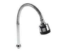 Avizar Flexible pour Robinet de Cuisine Rotatif à 360° Double jet Noir / Argent