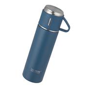 Gourde Thermique sous Vide 500ml Acier inoxydable Filtre à Thé Bleu Bleu