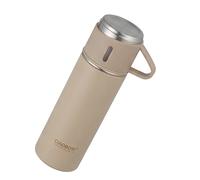 Gourde Thermique 500ml Acier inoxydable avec Filtre à Thé Gris Gris