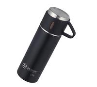 Avizar Gourde Thermique sous Vide 500ml avec Filtre à Thé Noir