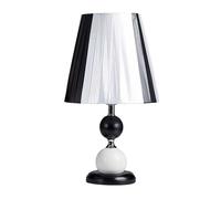 Avizar Lampe de Table LED Culot E27 Noir / Blanc