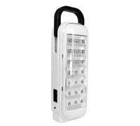 Avizar Lampe d'Urgence 21 LED Haute Luminosité avec Poignée de Transport Blanc