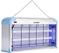 Avizar, lampe électrique anti-moustiques UV 30 W à suspendre ou à poser, blanche / bleue