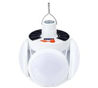 Avizar Lampe LED 3W Intérieur / Extérieur Recharge USB et Solaire Blanc