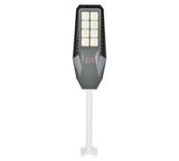 Avizar, lampe solaire à LED 8 W avec détecteur de mouvement et batterie 10 000 mAh, noir