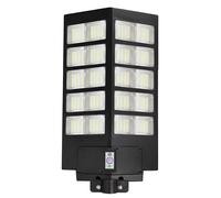 Avizar, lanterne solaire à LED 16 W pour l'extérieur avec détecteur de mouvement intelligent, IP44, noir
