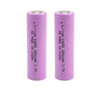 Avizar Lot de 2 Batteries Lithium Rechargeable 3.7V 2000mAh Compacte Électronique Rose