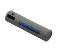 Avizar Pile AAA avec Port de Charge USB-C Li-ion 1.5V 600mAh 0.9Wh Rechargeable Blanc