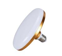 Avizar Plafonnier LED en Forme de Soucoupe E27 40W 6500K Blanc / Doré