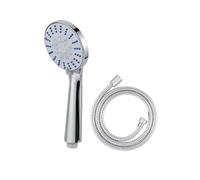 Avizar Pommeau de Douche Multijet avec Flexible 1.5m et Support Mural Blanc