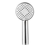 Avizar Pommeau de Douche Rond à Jet Unique Régulier Anti-fissure Design Monobloc Argent
