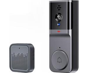 Avizar, portier WLAN XRing IP65 détecteur de mouvement vision nocturne, noir