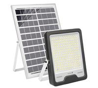 Avizar, projecteur solaire à LED 20 W, 25 000 mAh, pour éclairage extérieur, noir
