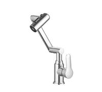 Avizar Robinet à Bras Articulé avec Tête Orientable Finition Chromée Argent