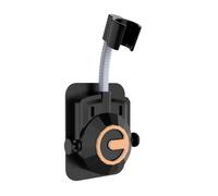 Avizar Support Pommeau Douche Sans Perçage Fixation Adhésif Bras Flexible Noir