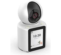 Avizar, XScreen Caméra WLAN orientable à 360 degrés avec écran et vision nocturne, Blanc