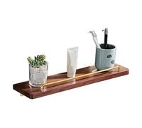 AVkgwrtb Caddie de Douche en Bois et Aluminium Space | Caddie de douche mural 30/40/50 cm for rangement de cuisine de salle de bain(40cm)