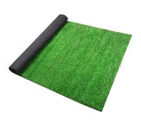 AVkgwrtb Tapis de Gazon Artificiel PP+PE | Herbe de printemps verte 20mm 0.5x0.5m 0.5x1m 1x1m, décor extérieur de jardin de cour(1x1m)
