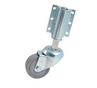 AVL RHA10280 Roulette pivotante échelle à Platine Roues Caoutchouc Ø 50-Charge 40 kg-718531A