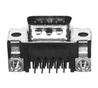 AVLIS-CO 747840-4 Connecteur D-Sub Plug 9 positions Trou traversant Angle droit