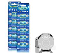 avmzvo AG3 Lot de 20 piles bouton alcalines LR41 1,5 V 392A/192/LR736 | G3/3GA, étanche et sans mercure, convient pour les montres, les calculatrices, les jouets, etc