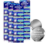 avmzvo CR1225 Lot de 20 Piles Bouton au Lithium 3 V CR 1225