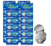 avmzvo CR2025 Pile bouton lithium, 20 pièces, 3 V, performance durable, pour télécommandes de voiture, balances, petits appareils électroniques【5 ans de garantie de stockage】