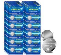 avmzvo CR2025 Pile bouton lithium, 40 pièces, 3 V, performance durable, pour télécommandes de voiture, balances, petits appareils électroniques【5 ans de garantie de stockage】