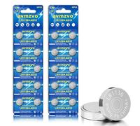 avmzvo LR1130 Piles bouton Batterien AG10 LR54 189 389 1.5V Piles bouton alcalines, 20 pièces, sans mercure, emballage sécurisé pour enfants【5 ans de garantie de stockage】