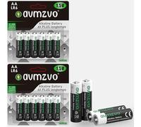 avmzvo Piles AA LR6, Lot de 12, 1,5 V, Puissance Durable, alcalines, puissantes, Peuvent être utilisées pour Les Jouets, Les réveils et Autres appareils électroniques