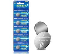 avmzvo Piles boutons CR1620, lot de 5, lithium, 3V, emballage sécurisé pour enfants, emballage sécurisé pour enfants【5 ans de garantie】