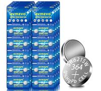 avmzvo SR621SW Batteries bouton, AG1 LR621 pile pour montre 1,5V, 80 pièces, 364/164/LR60/SR60 alcaline, emballage sécurisé pour enfants, sans mercure【5 ans de garantie】