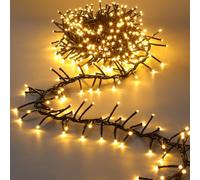 Avoalre Guirlande Lumineuse Grappe Sapin Noël 6M 600LED | IP44 Étanche Cluster LED Extérieur 6Mode Decoration Intérieur Arbre de Noël Fête Mariage Chambre-Blanc Chaud