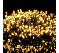 Avoalre Noël Guirlande Lumineuse Extérieur 1000LED 100M Guirlande Lumineuse LED 8 Modes IP44 Décoration Extérieur Intérieur Sapin Noël Fête Mariage Chambre Jardin Anniversaire (Blanc Chaud)