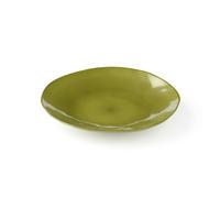 Avocado green ASSIETTE PLATE "RIVIERA"