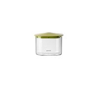 Avocado green LOT DE 2 BOCAUX EN VERRE RECTANGULAIRES "FRESH&STYLE" - S