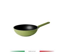 Avocado green WOK SAUTEUSE Ø28cm "COOK&COLOR"