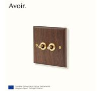Avoir rétro noir noyer panneau interrupteurs à bascule USB Type C FR prise ue sortie en laiton levier appliques murales Cat6 Rj45 pour la maison tasseau de bois murale panneau prise de courant TV Ethe