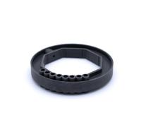 Avosdim Bague verrou BLOCKSUR automatique noire 88 / ZF64 + vis - Volet roulant - Pièce détachée compatible ZF (réf. H821)