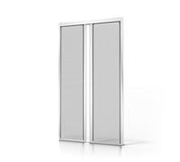 Avosdim Store moustiquaire Porte Alu Luxe (Blanc, L240 x H 230 cm)